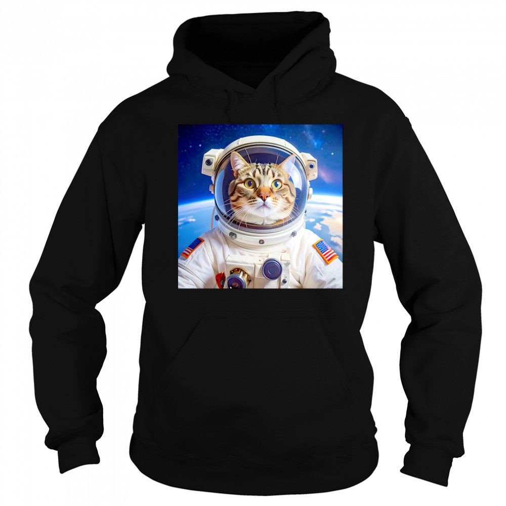 Astronaut Cat shirt Hoodie