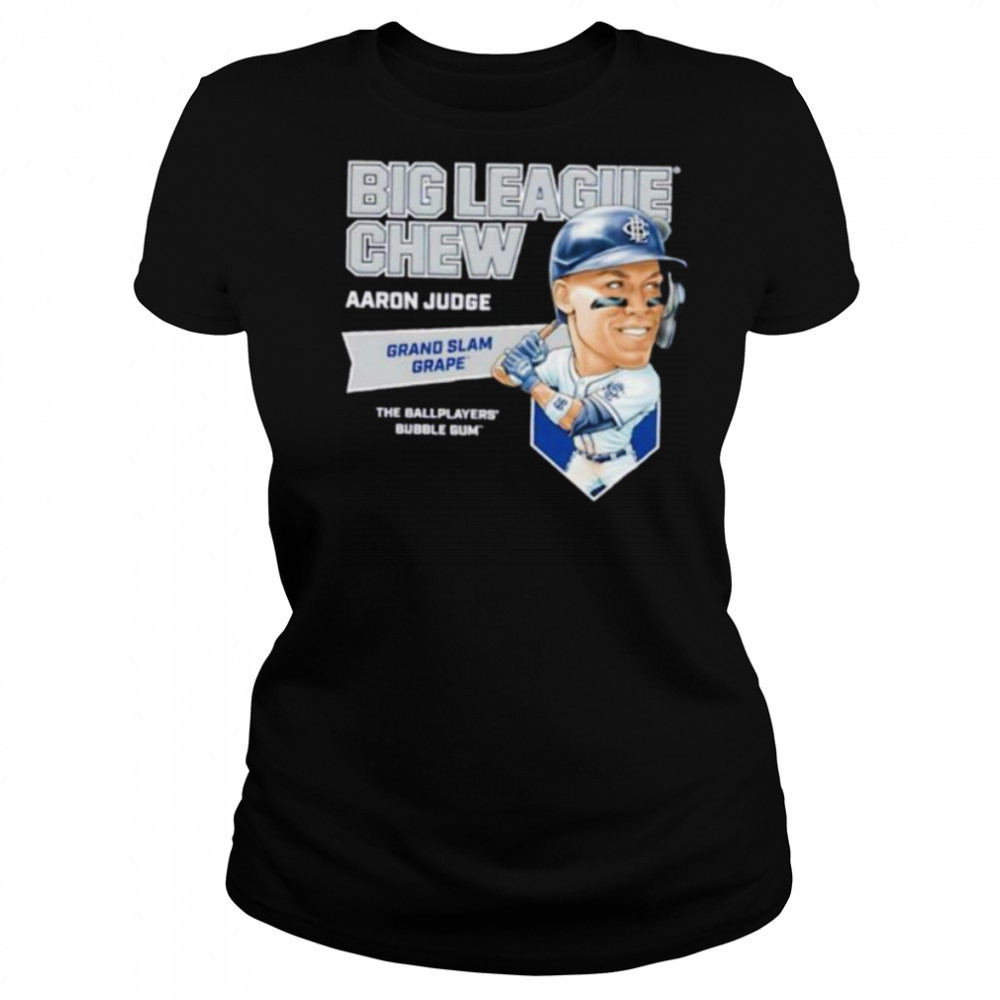 Big League Chew Aaron Judge Grand Slam Grape The Ballplayers Bubble Gum shirt Women's T-shirt
