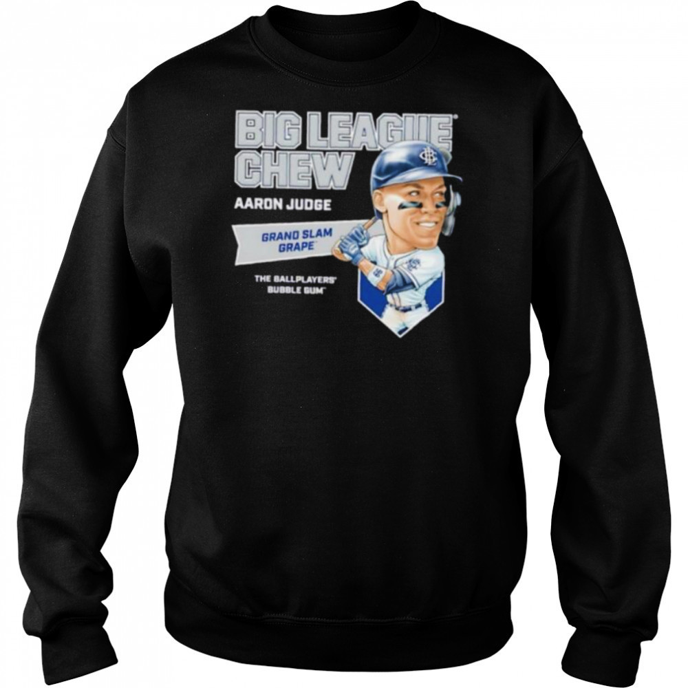 Big League Chew Aaron Judge Grand Slam Grape The Ballplayers Bubble Gum shirt Sweatshirt
