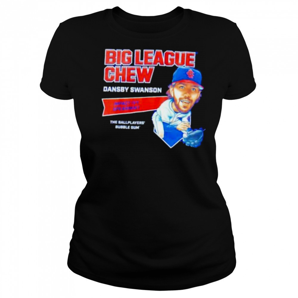 Big League Chew Dansby Swanson Impact Ivy Spearmint The Ballplayers Bubble Gum shirt Women's T-shirt