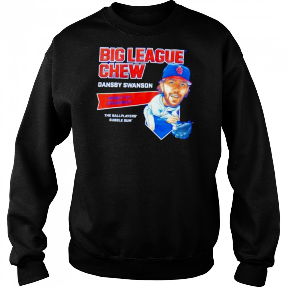 Big League Chew Dansby Swanson Impact Ivy Spearmint The Ballplayers Bubble Gum shirt Sweatshirt