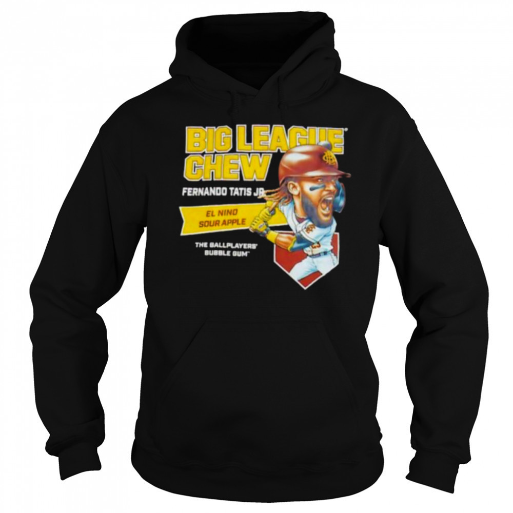 Big League Chew Fernando Tatis Jr El Nino Sour Apple The Ballplayers Bubble Gum Shirt Hoodie