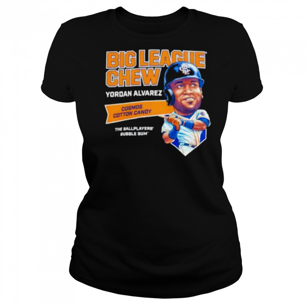Big League Chew Yordan Alvarez Cosmos Cotton Candy The Ballplayers Bubble Gum shirt Women's T-shirt