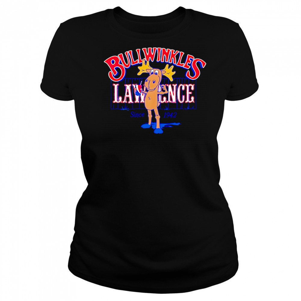 Bullwinkles Lawrence mascot cartoon shirt Women's T-shirt