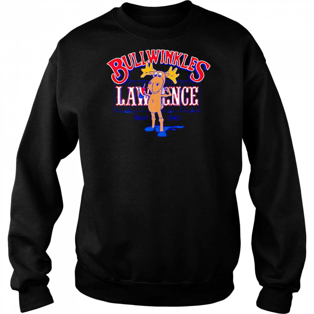 Bullwinkles Lawrence mascot cartoon shirt Sweatshirt