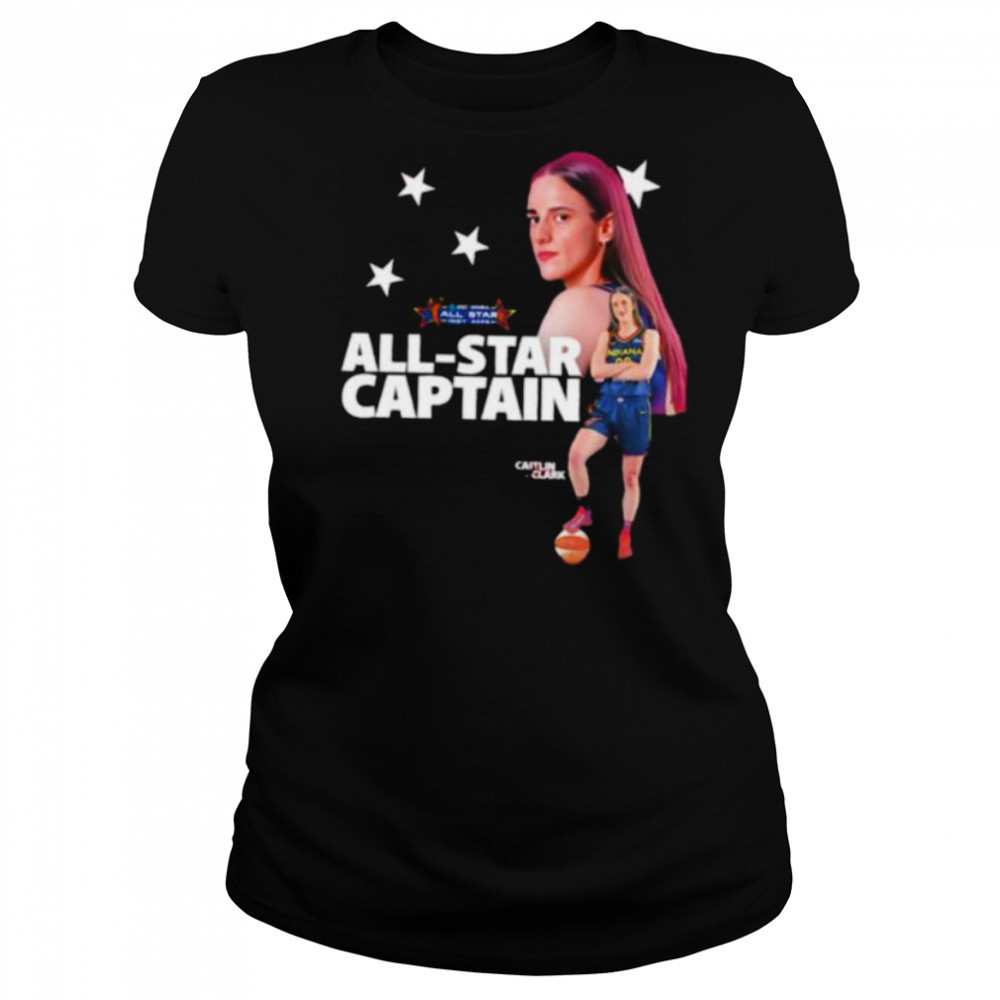 Caitlin Clark WNBA All Star 2025 Captain and two time All Star shirt Women's T-shirt