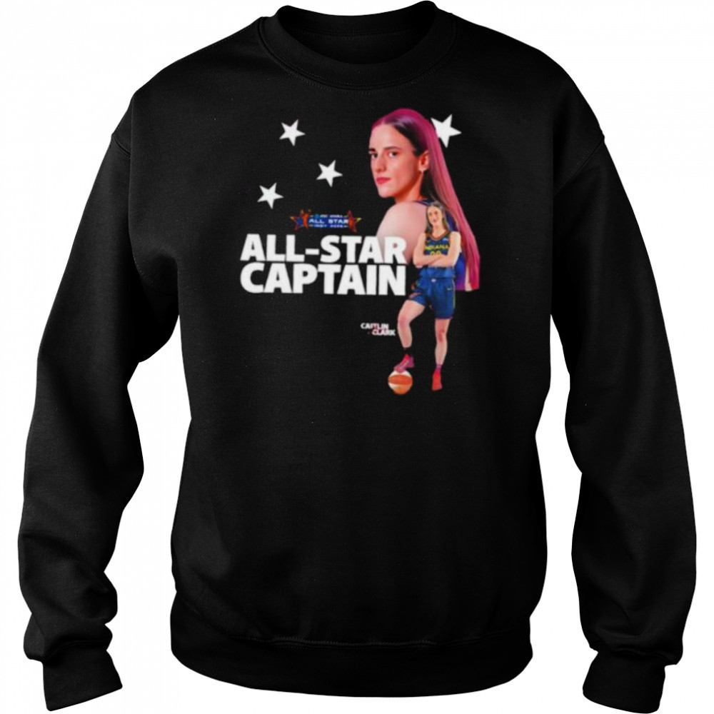 Caitlin Clark WNBA All Star 2025 Captain and two time All Star shirt Sweatshirt