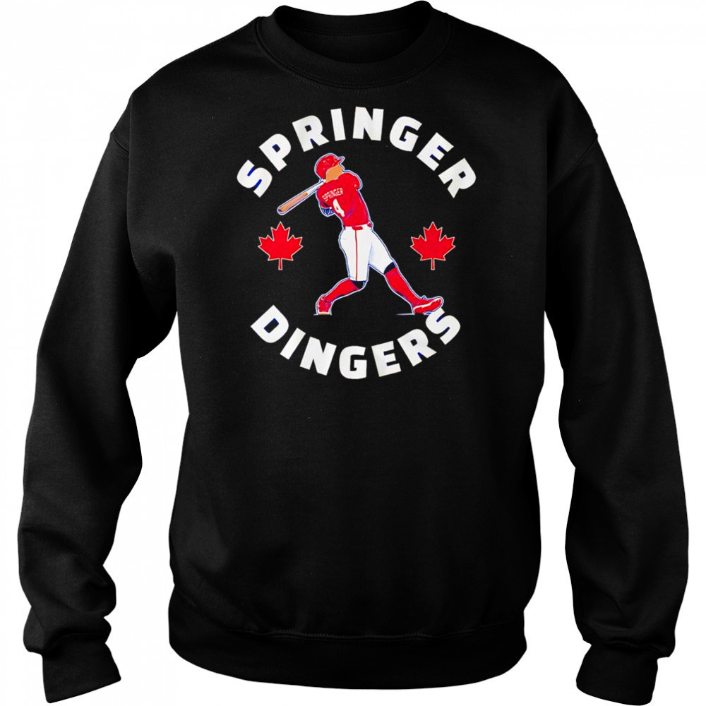 Canada Day Dingers George Springer shirt Sweatshirt
