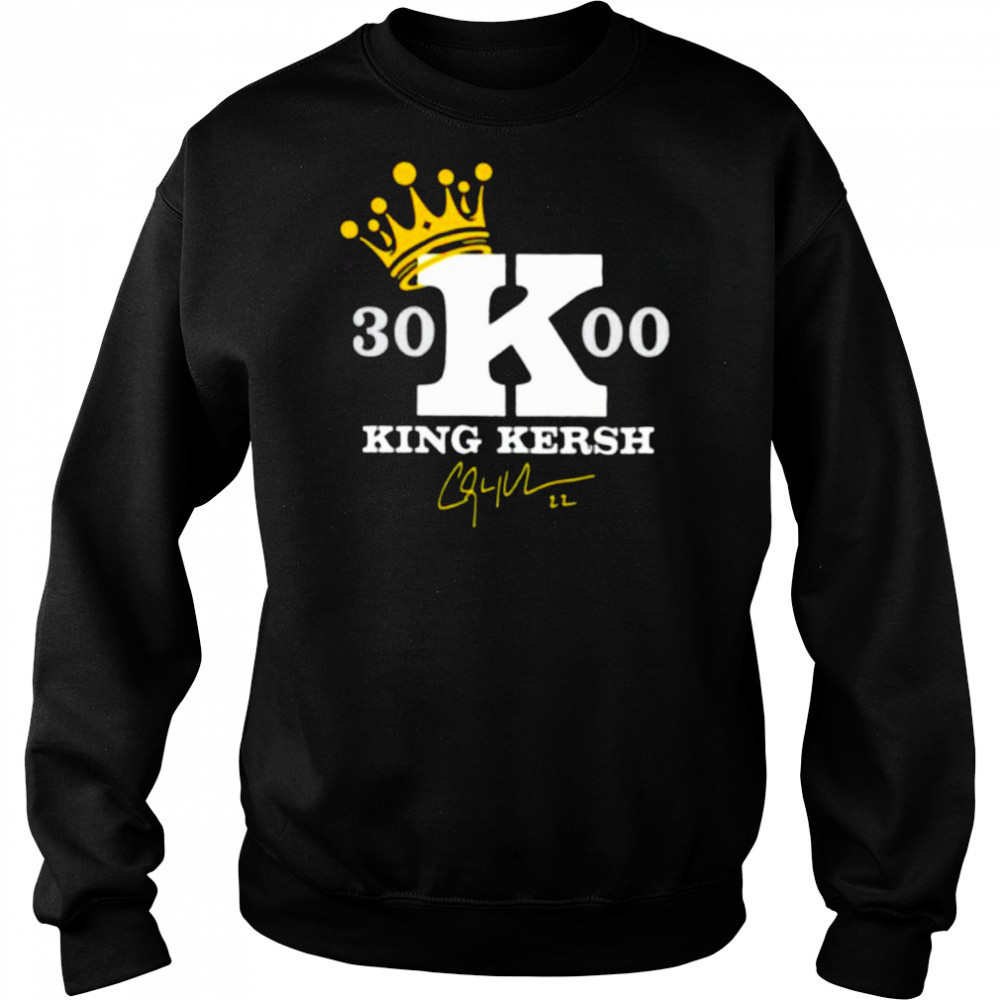 Clayton Kershaw 3000 Career Strikeouts King Kersh signature shirt Sweatshirt