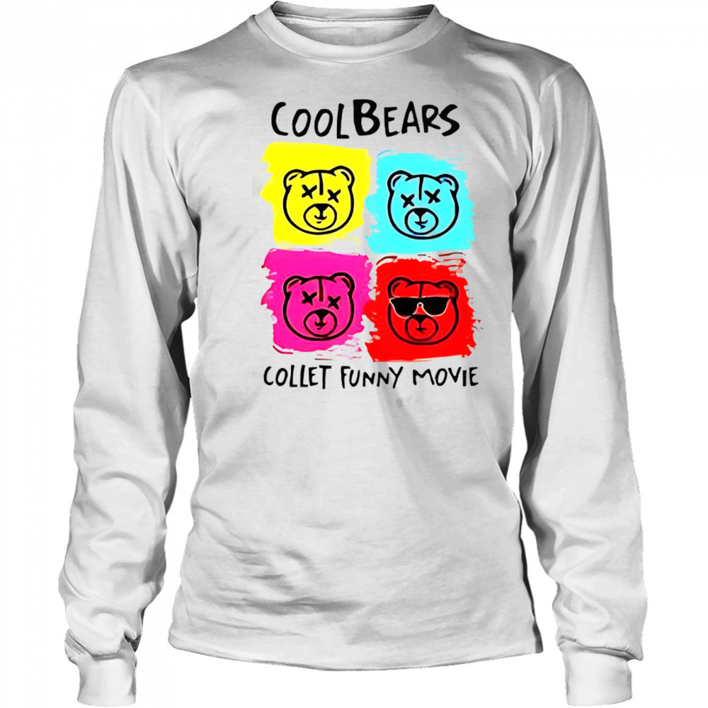 Cool Bears Collet Funny Movie T-Shirt Long Sleeved