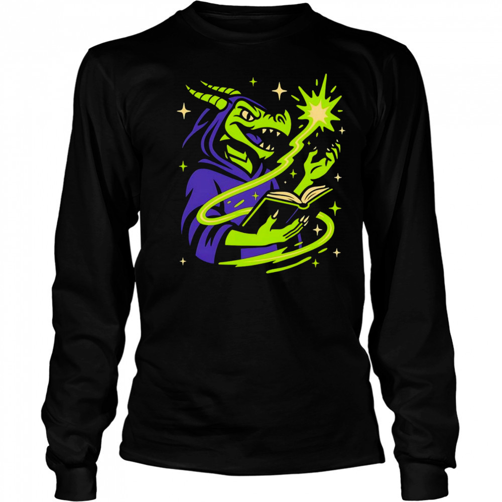 Dragon wizard shirt Long Sleeved