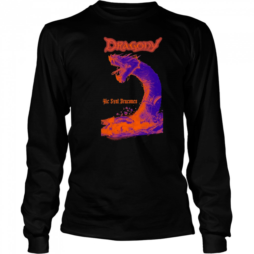 Dragony Hic Svnt Dracones T-shirt Long Sleeved