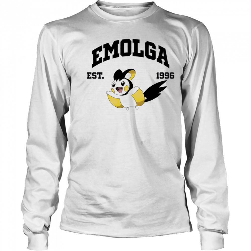 Emolga Est 1996 Pokemon shirt Long Sleeved