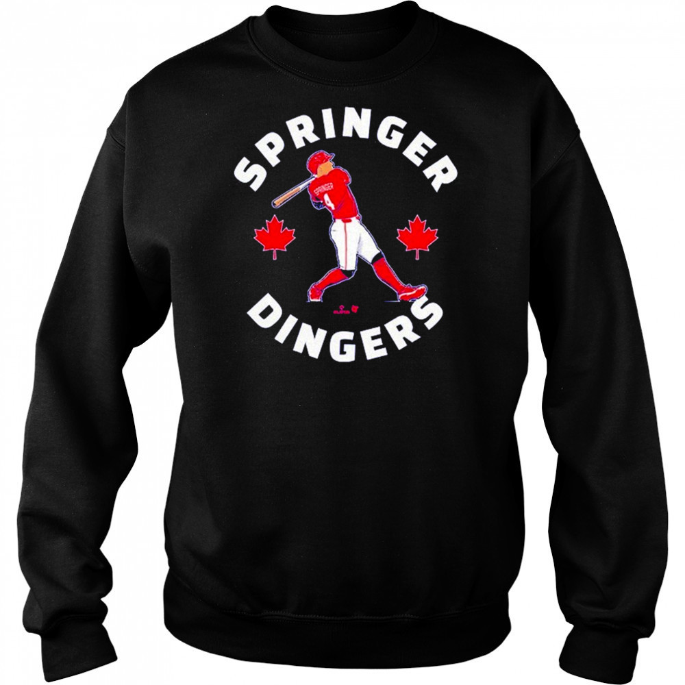 George Springer Canada Day Dingers T-shirt Sweatshirt