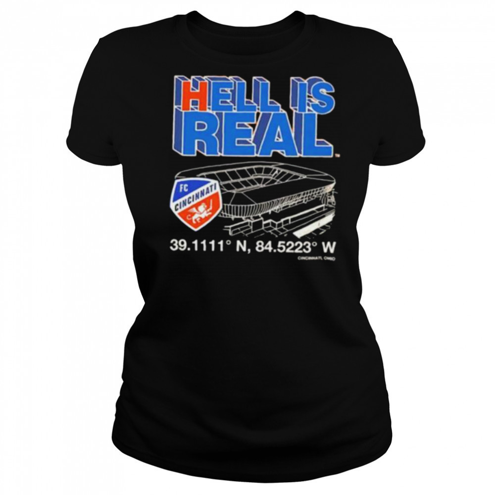 Hell is real Cincinnati FC coordinates shirt Women's T-shirt