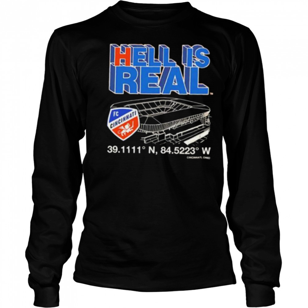 Hell is real Cincinnati FC coordinates shirt Long Sleeved
