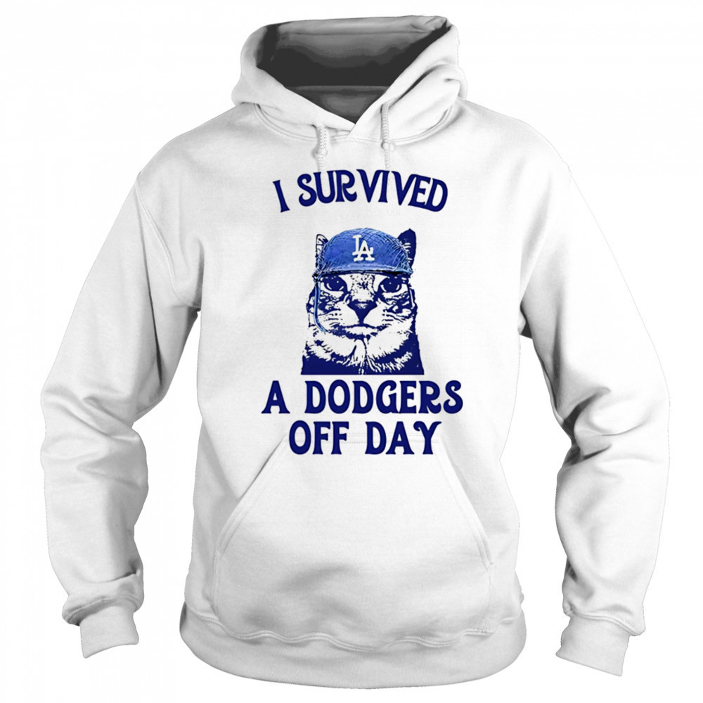I survived a Dodgers off day shirt Hoodie