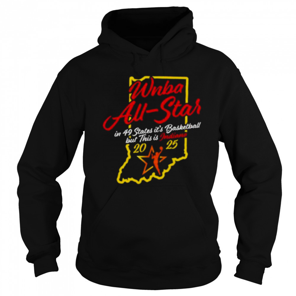 Indiana Fever 2025 WNBA All Star in 49 states it’s basketball but this is Indiana shirt Hoodie