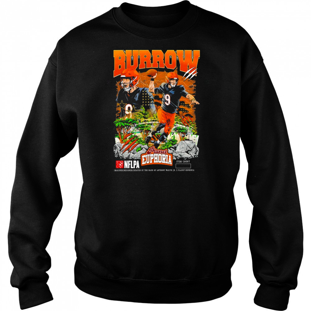 Joe Burrow NFLPA Planet Euphoria T-shirt Sweatshirt