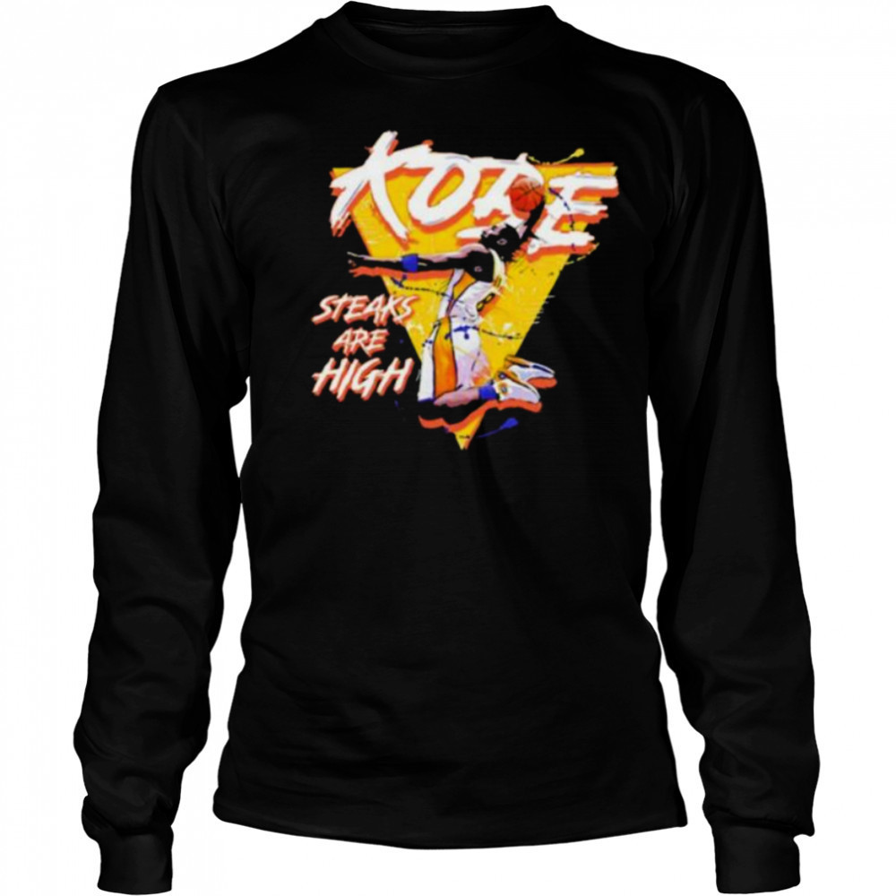 Kobe steaks are high Kobe Bryant shirt Long Sleeved
