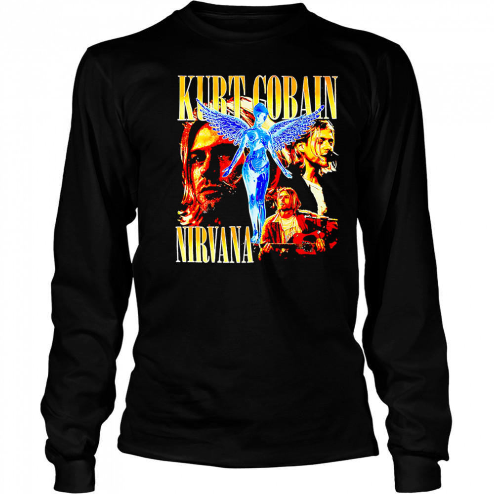 Kurt Cobain Nirvana Retro shirt Long Sleeved