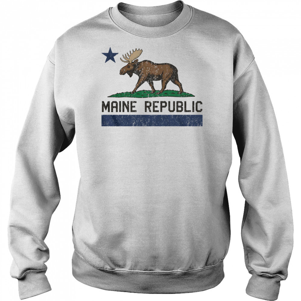 Maine Republic Moose shirt Sweatshirt