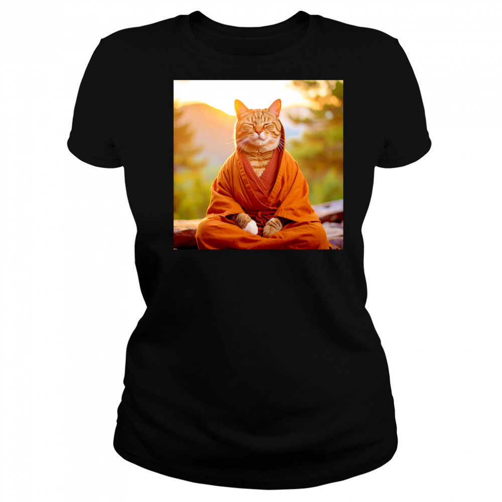 Meditate Cat shirt Women's T-shirt