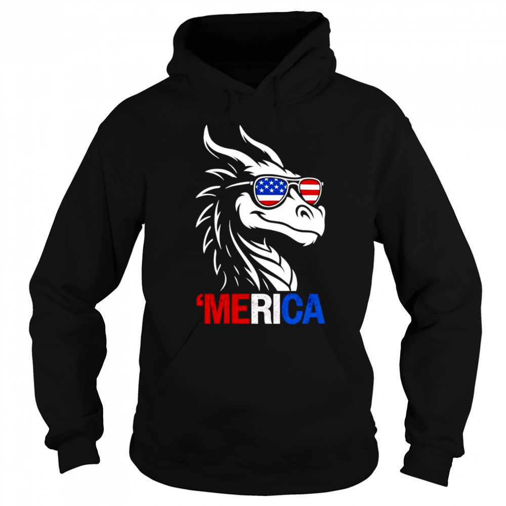 Merica dragon shirt Hoodie
