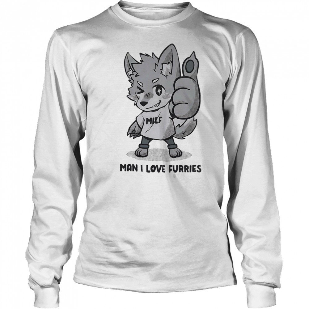 MILF man I love Furries shirt Long Sleeved