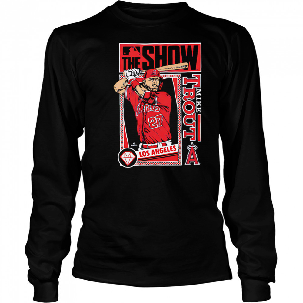 MLB The Show Angels Mike Trout shirt Long Sleeved