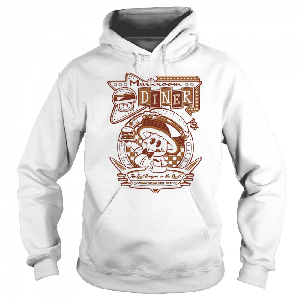 Mushroom dinner burger road shirt Hoodie