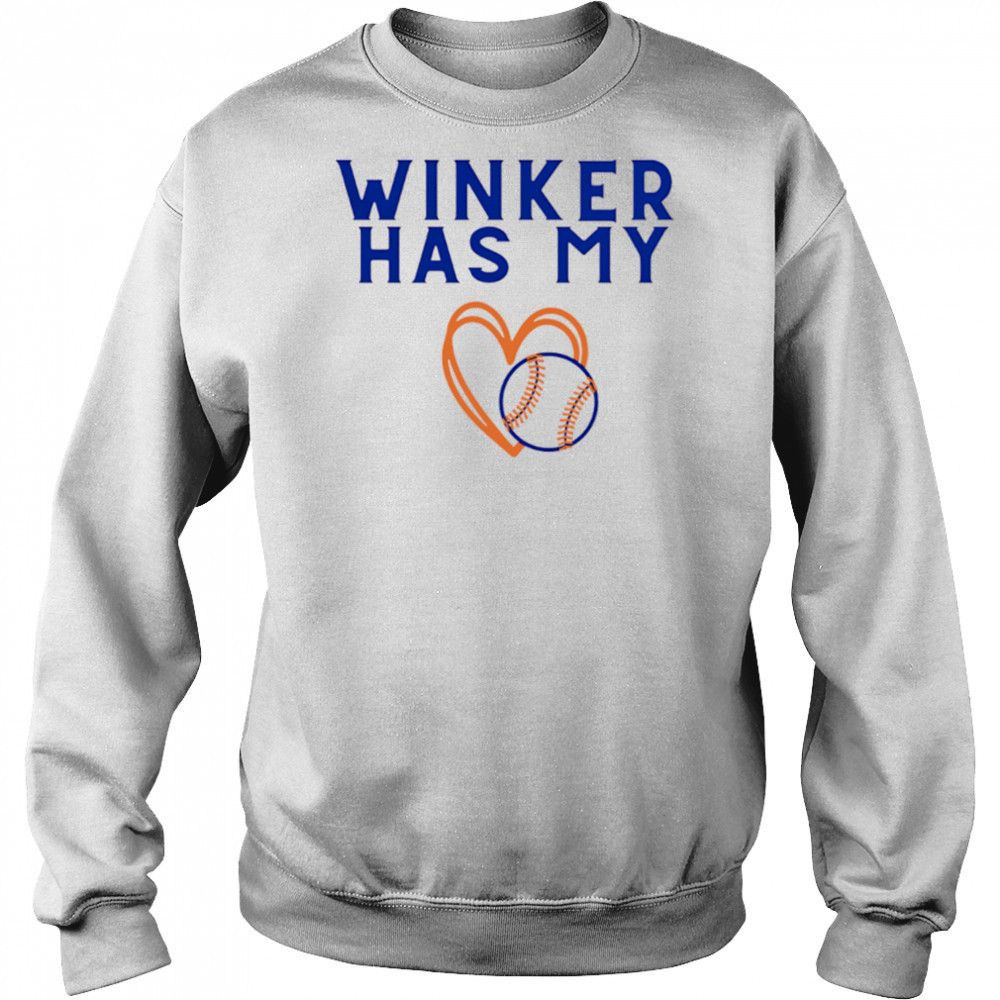 New York Mets Winker Has My Heart shirt Sweatshirt