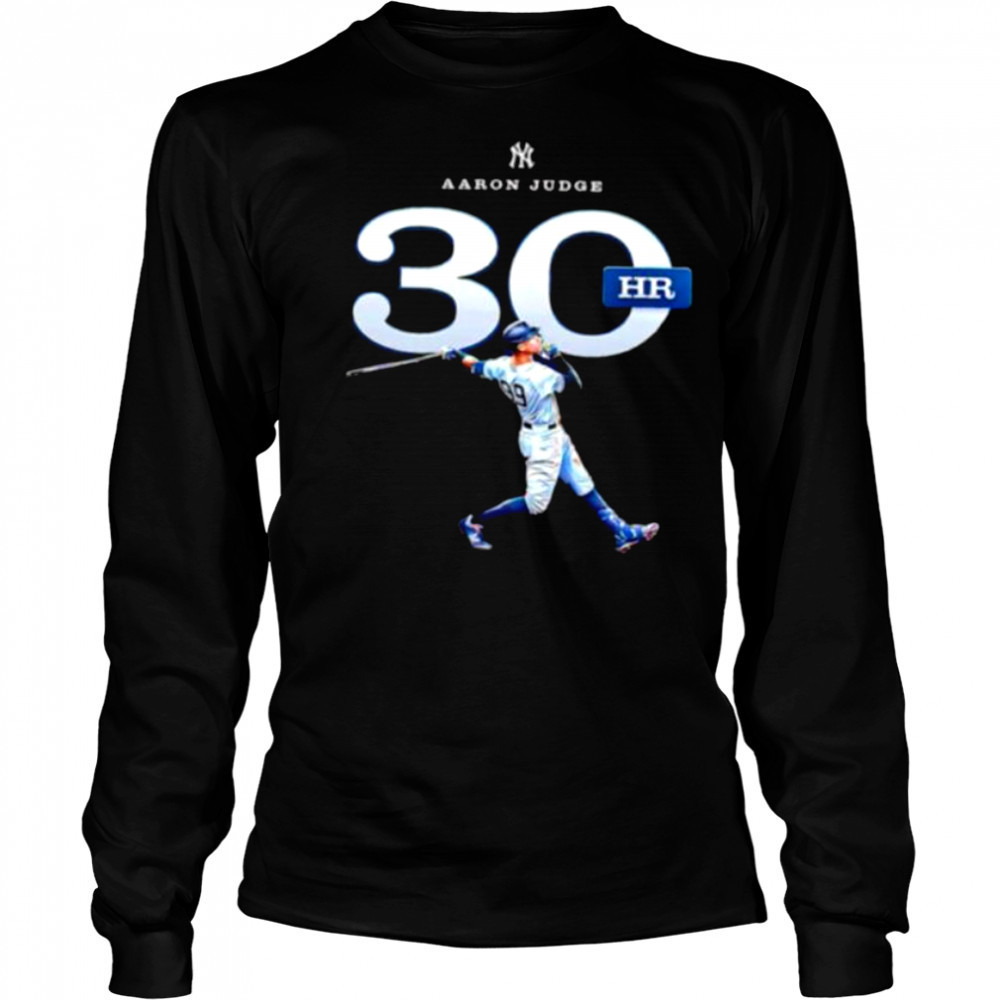 New York Yankees Aaron Judge 30 HR shirt Long Sleeved