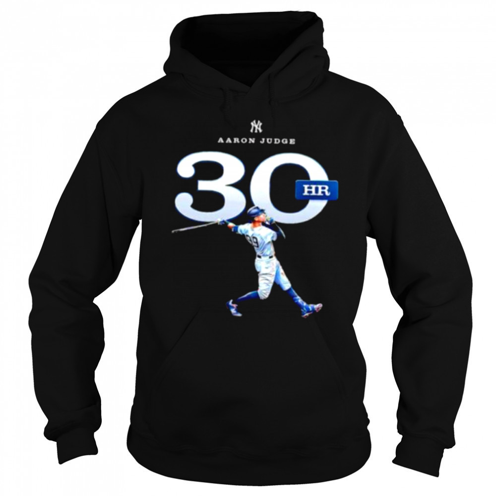 New York Yankees Aaron Judge 30 HR shirt Hoodie