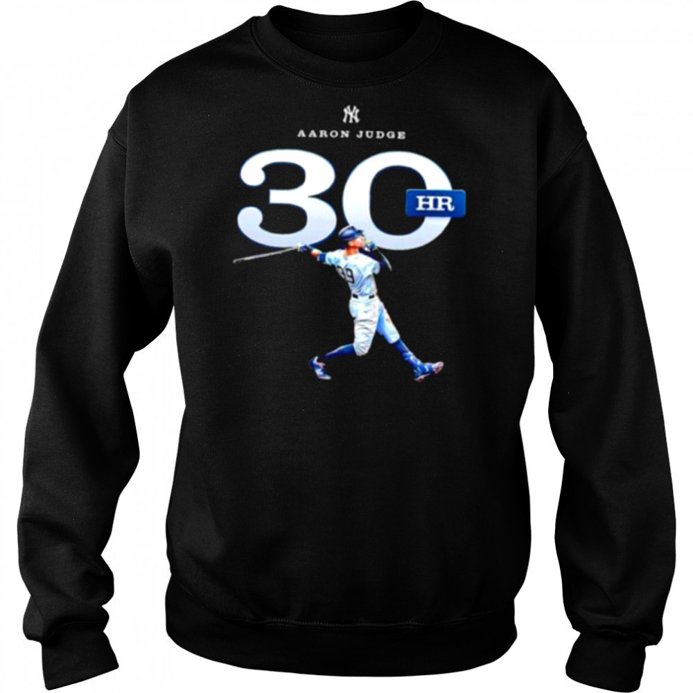 New York Yankees Aaron Judge 30 HR shirt Sweatshirt