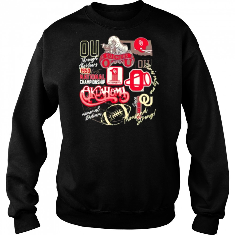 Oklahoma Sooners 1950 first National Championship thousand strong shirt Sweatshirt
