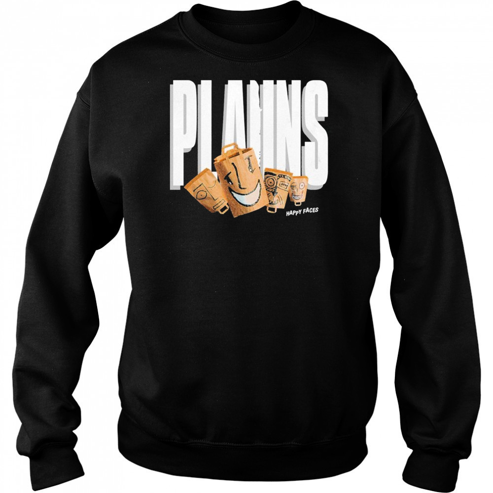 Plaiins Happy Faces T-shirt Sweatshirt