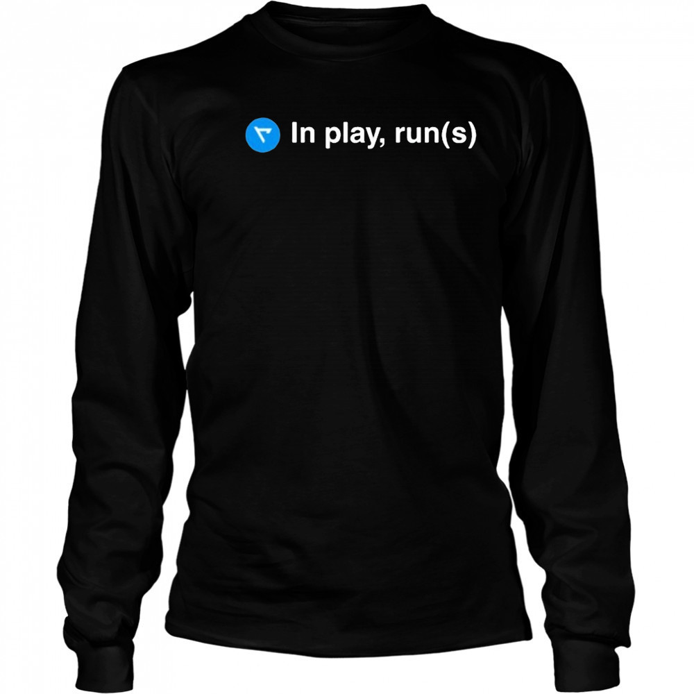 Real Sports In Play Runs T-shirt Long Sleeved