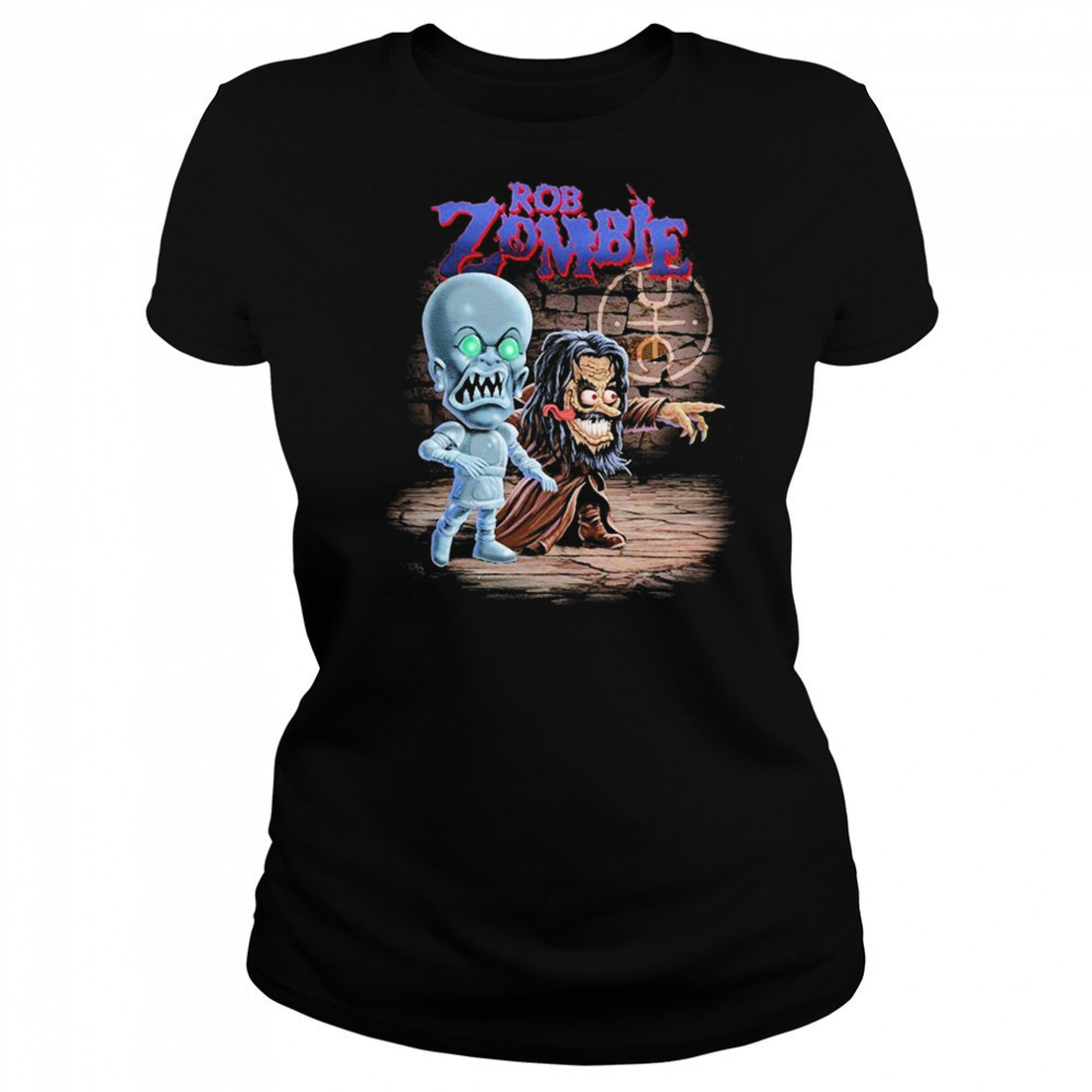 Rob Zombie Rob And Robot T-shirt Women's T-shirt