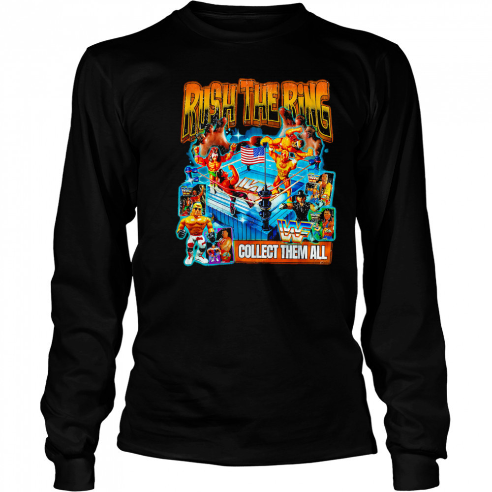 Rush To The Ring Collect Them All vintage shirt Long Sleeved