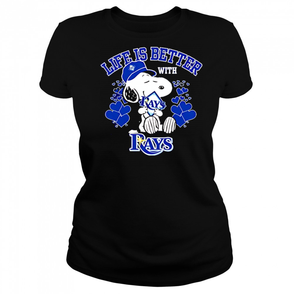 Snoopy Life is better with Rays shirt Women's T-shirt