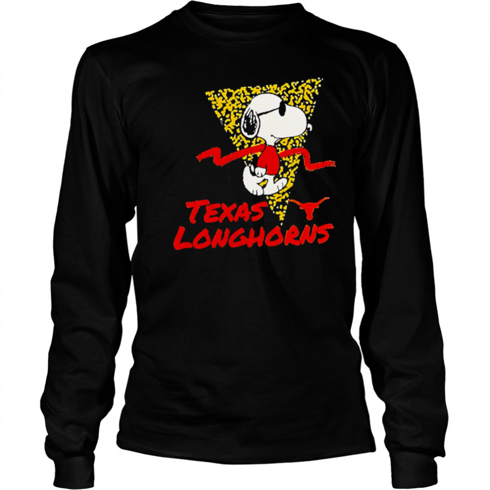 Snoopy Texas Longhorn cute shirt Long Sleeved