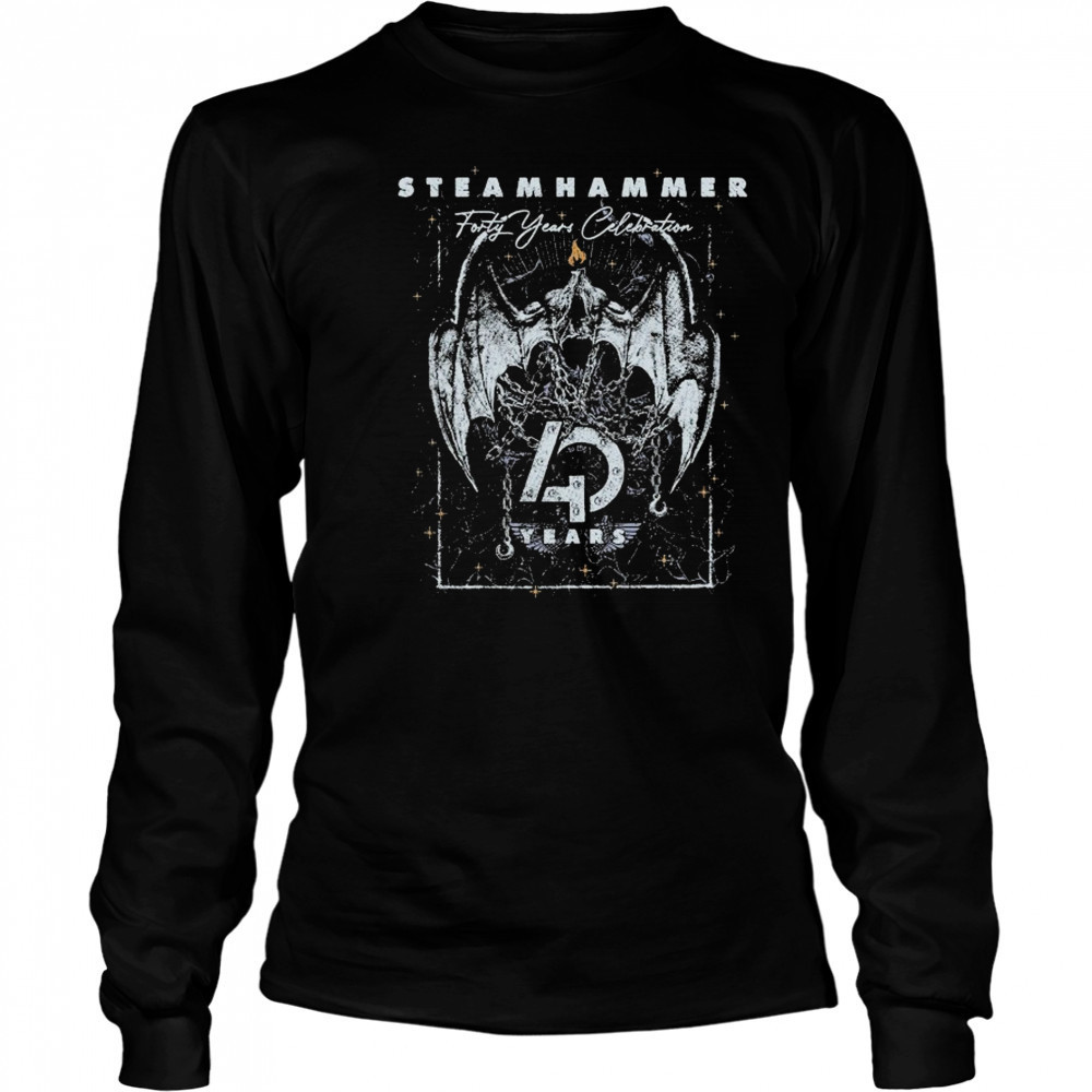 Steamhammer 40 Years T-shirt Long Sleeved