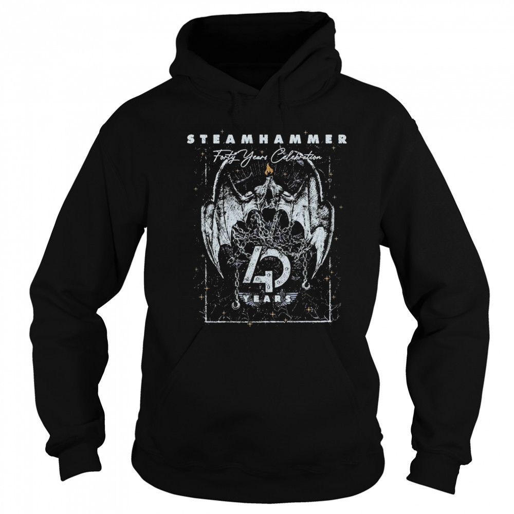 Steamhammer 40 Years T-shirt Hoodie