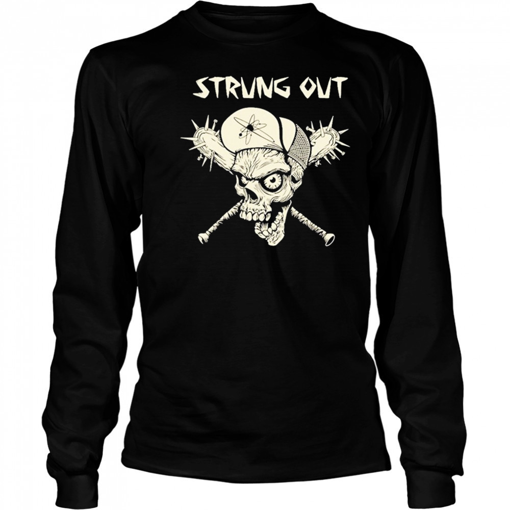 Strung Out Zombie Skull T-shirt Long Sleeved