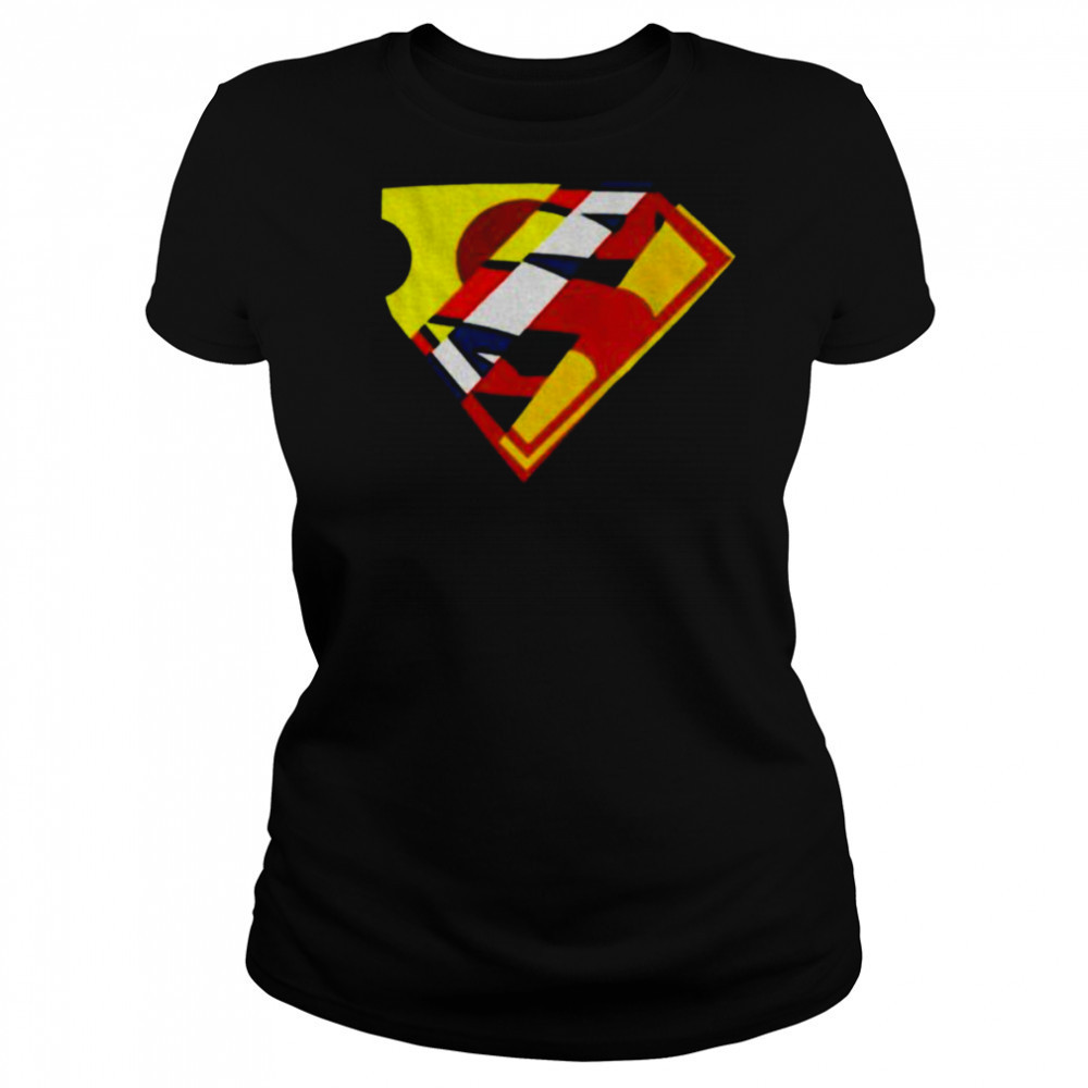 Superman mixed logo shirt Women's T-shirt