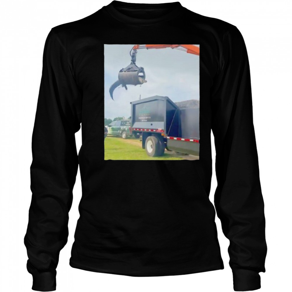 Texas Officials Lift Monstrous Brute of a 12 Foot Alligator Alcatraz shirt Long Sleeved