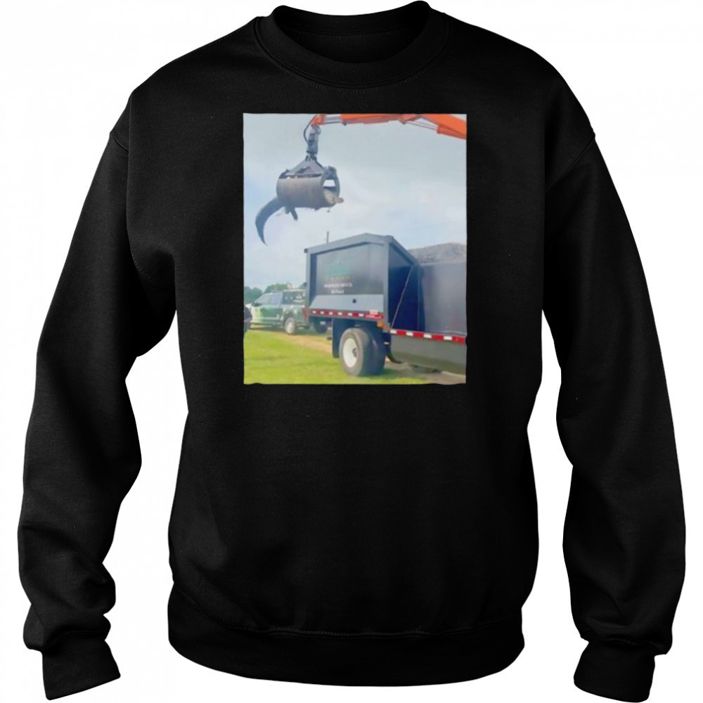 Texas Officials Lift Monstrous Brute of a 12 Foot Alligator Alcatraz shirt Sweatshirt