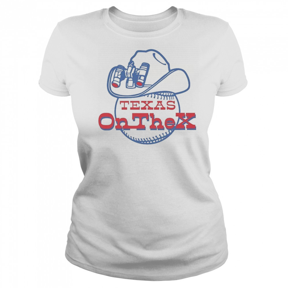 Texas Rangers On The X T-shirt Women's T-shirt