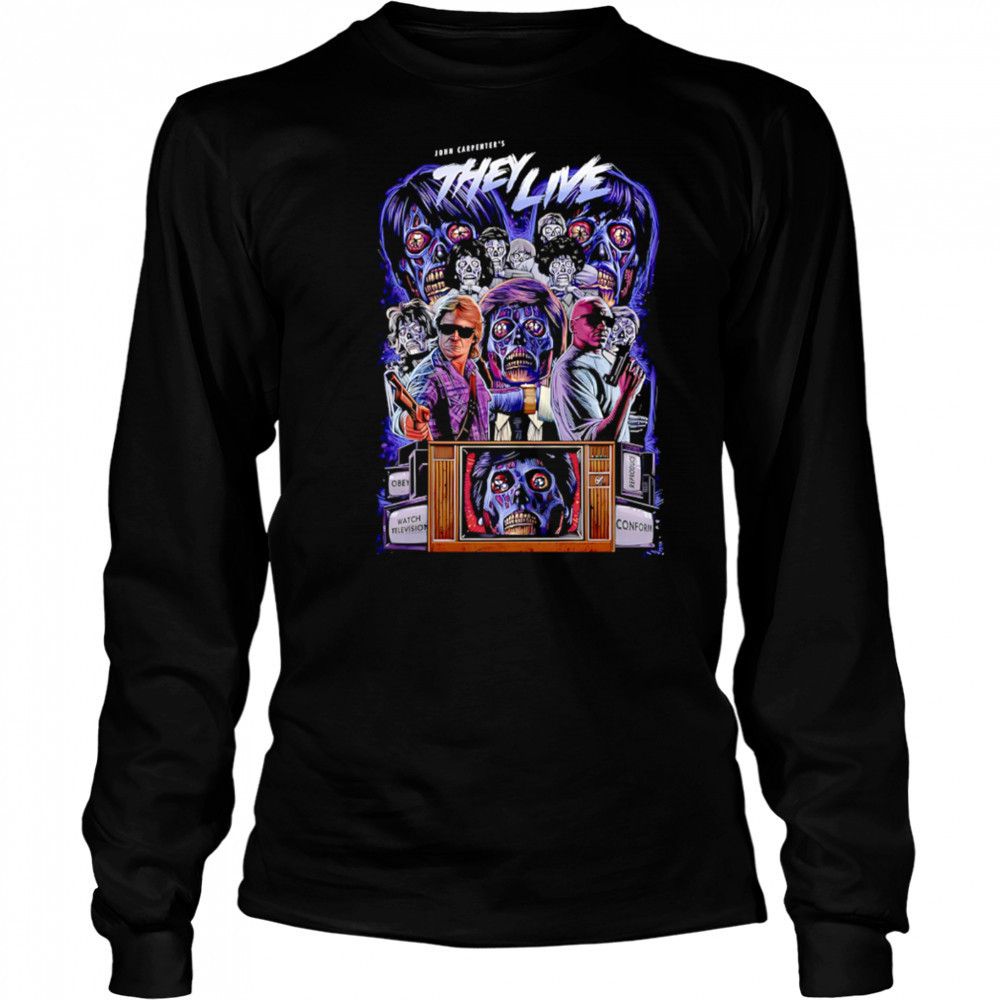 They Live John Carpenter graphic shirt Long Sleeved